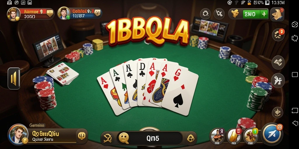 Screenshot gameplay QiuQiu yang menegangkan di 11BOLA.