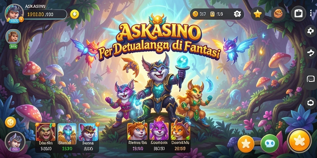 Tangkapan layar gameplay ASKASINO menampilkan aksi seru petualangan.