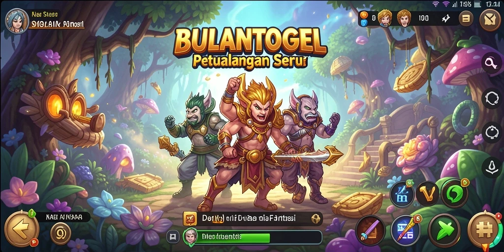 Tampilan gameplay seru dalam petualangan BULANTOGEL.