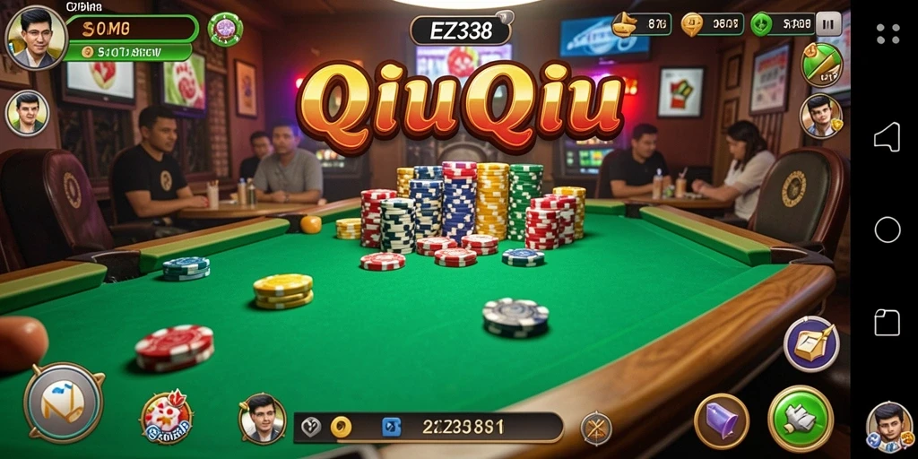 Screenshot gameplay QiuQiu yang mendebarkan di EZ338.