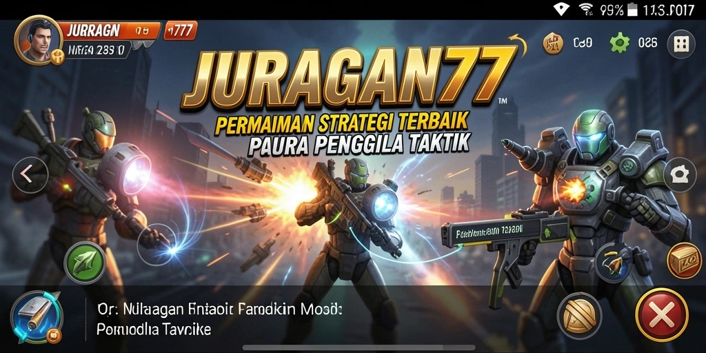 Tampilan mendalam dari gameplay JURAGAN77 yang menantang dan strategis.