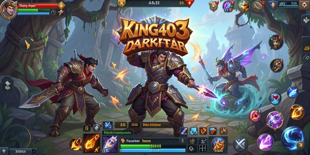 Tangkapan layar epic dari gameplay ARPG KING403 yang seru.