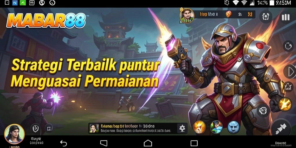 Tampilan gameplay MABAR88 yang menegangkan dan strategis.