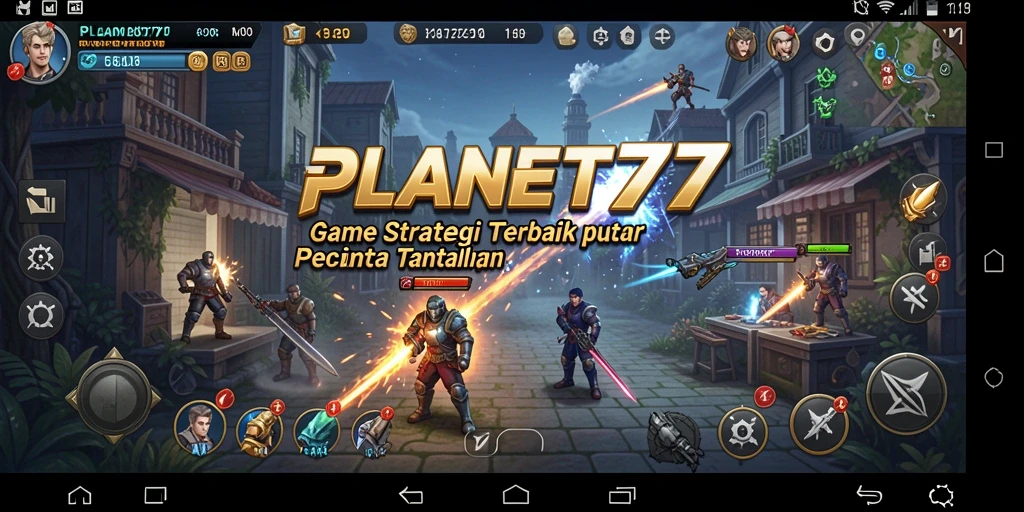 Tampilkan gameplay mendebarkan dari PLANET77 dengan strategi yang kompleks.