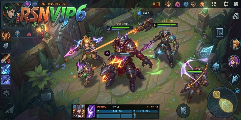 Gameplay seru dari RSNVIP6 dalam pertarungan tim yang intens.