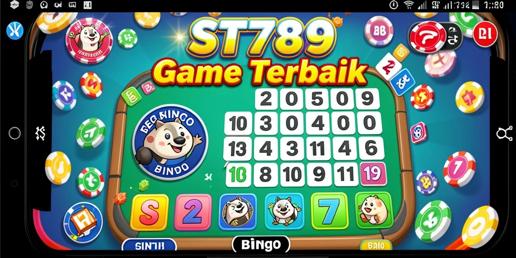 Screenshot gameplay ST789 menampilkan momen seru saat bermain Bingo.
