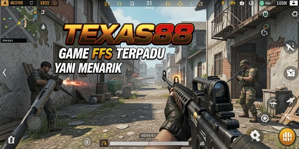 Screenshot gameplay menunjukkan aksi seru dalam TEXAS88.