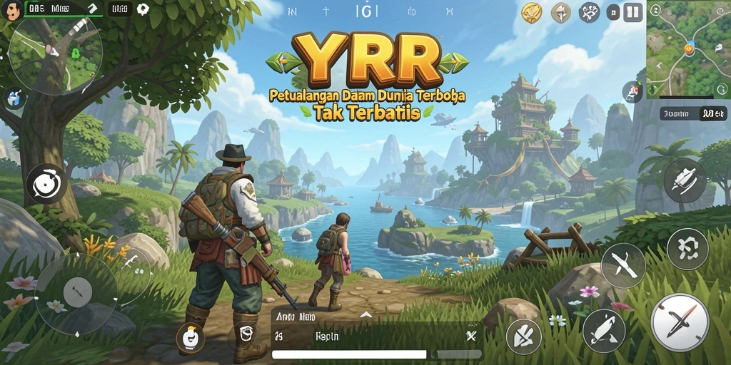 Gameplay YYRR yang menakjubkan dalam dunia terbuka.