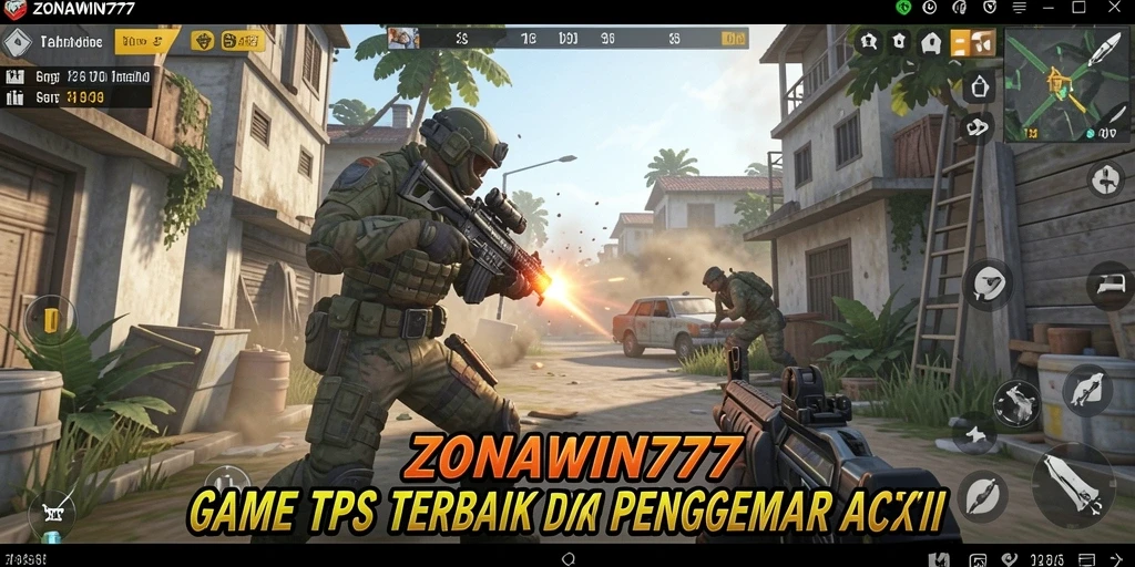 Tampilan gameplay menarik dari ZONAWIN777 dengan aksi tembak-menembak yang seru.