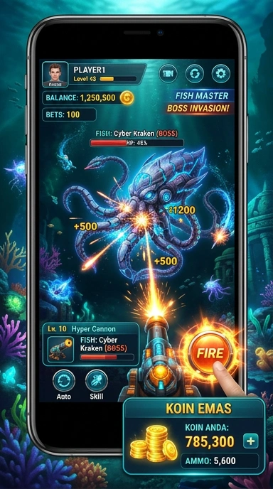 Screenshot dari katalog aplikasi lengkap di proslot untuk pengguna Android.